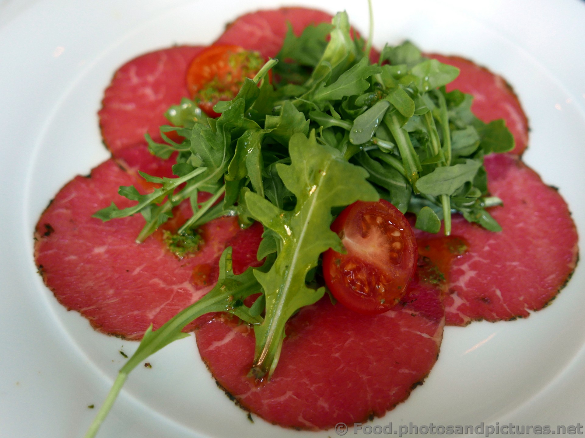 Beef Carpaccio with Basil Oil & Arugula.jpg