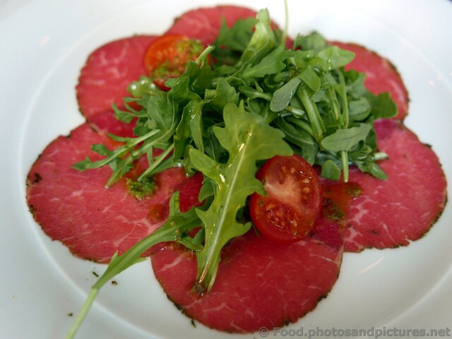 Beef Carpaccio with Basil Oil & Arugula.jpg