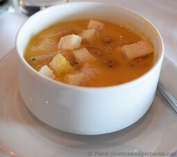 Yellow Split Pea Soup with Garlic Croutons & Italian Sausage.jpg